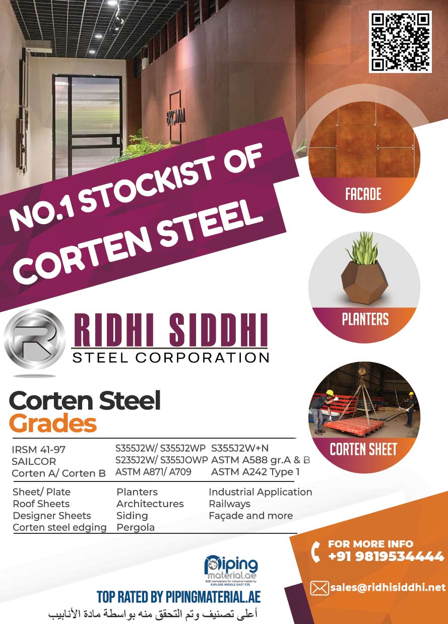 Corten Steel Fabricator in India