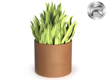 Corten Steel Cylinder Planter