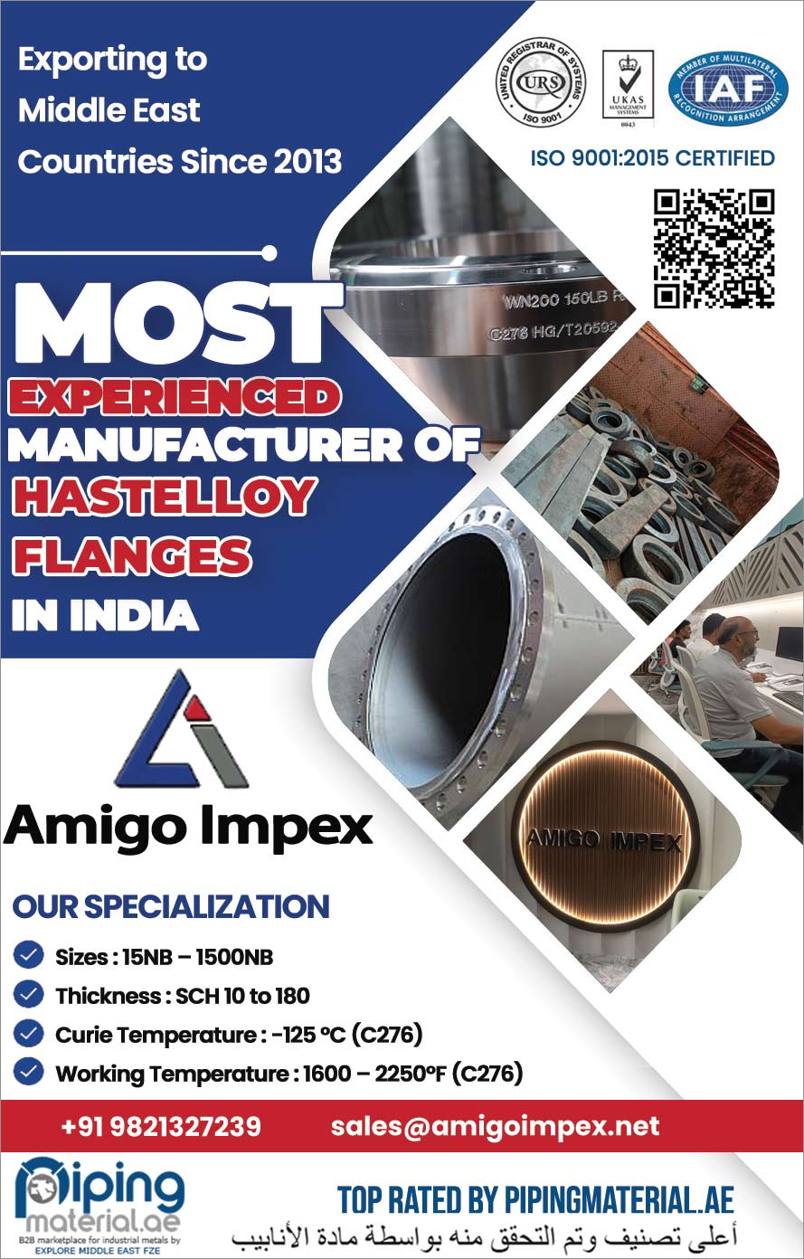 Hastelloy Flanges Manufacturer in India Hastelloy Flanges Manufacturer in India