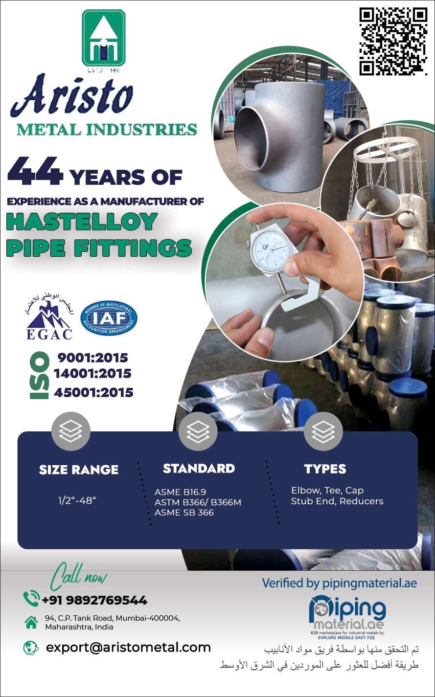 Hastelloy Pipe Fittings Manufacturer in India Hastelloy Pipe Fittings Manufacturer in India