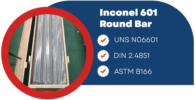 Inconel 601 Round Bar Inconel 601 Round Bar
