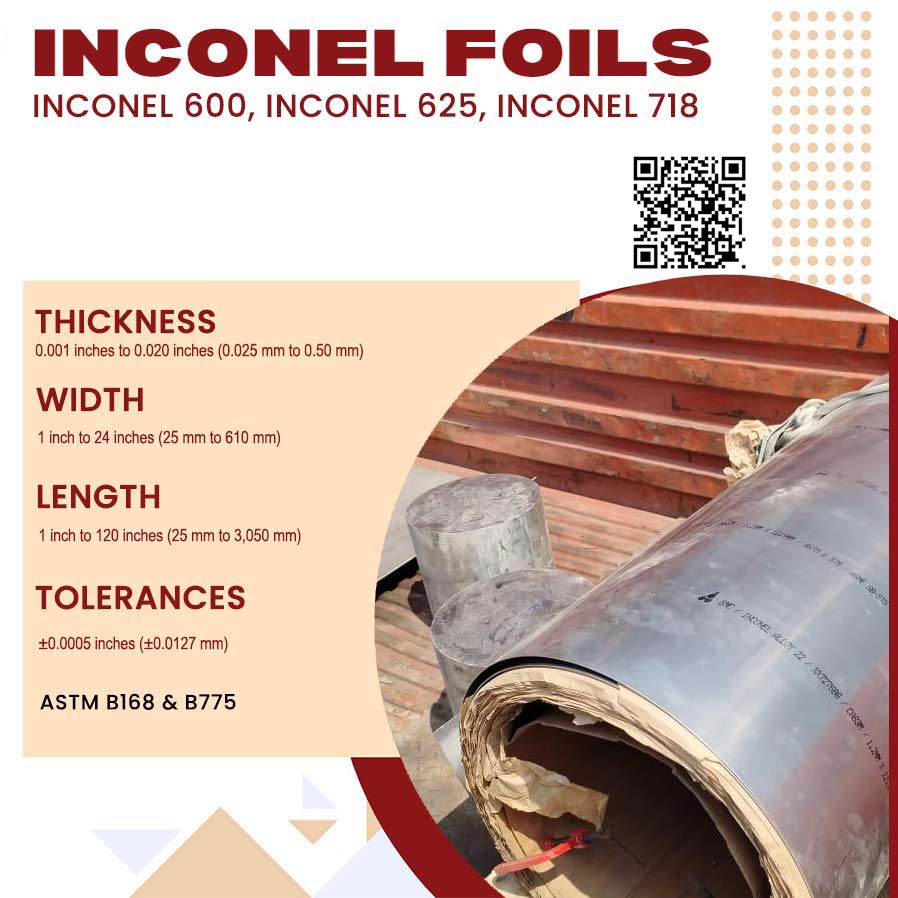 Inconel Foils supplier in India