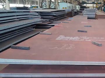 Quenched tempered steel plate