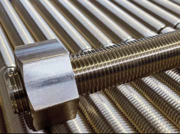 Manufacturer of Nickel Alloy Stud Bolts in India