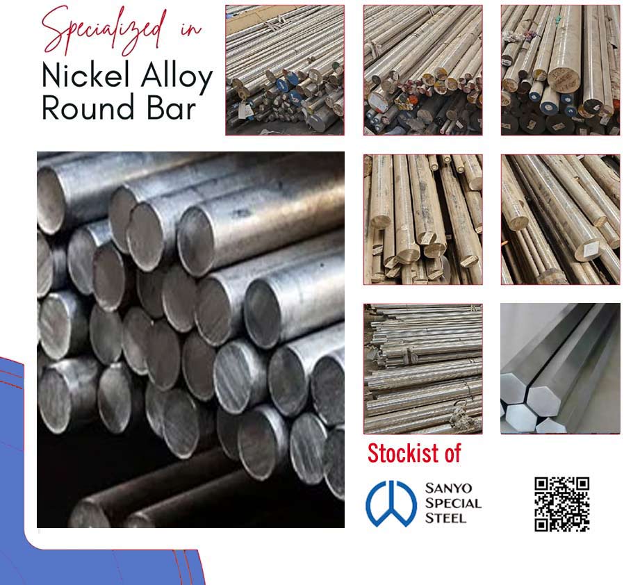 Nickel Alloy Round Bar Stockist in India