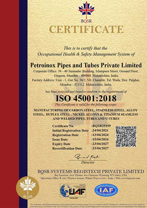 ISO 45001:2018 