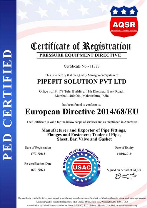 European Directive 2014/68/EU