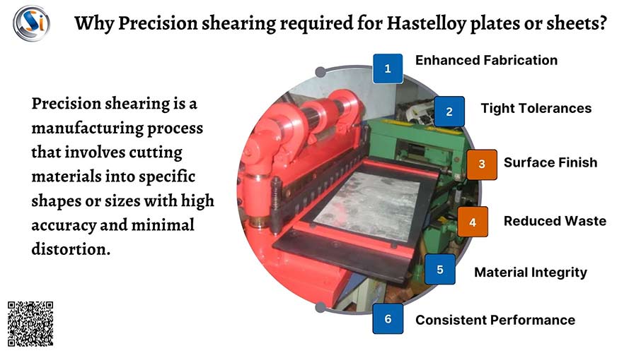 Precision shearing for Hastelloy Plate Precision shearing for Hastelloy Plate