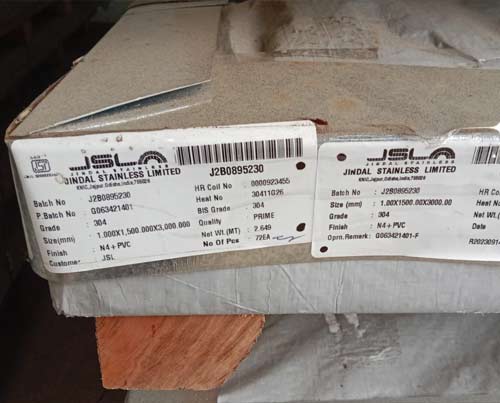 Jindal 304 Stainless Steel Sheet in Mumbai Jindal 304 Stainless Steel Sheet in Mumbai