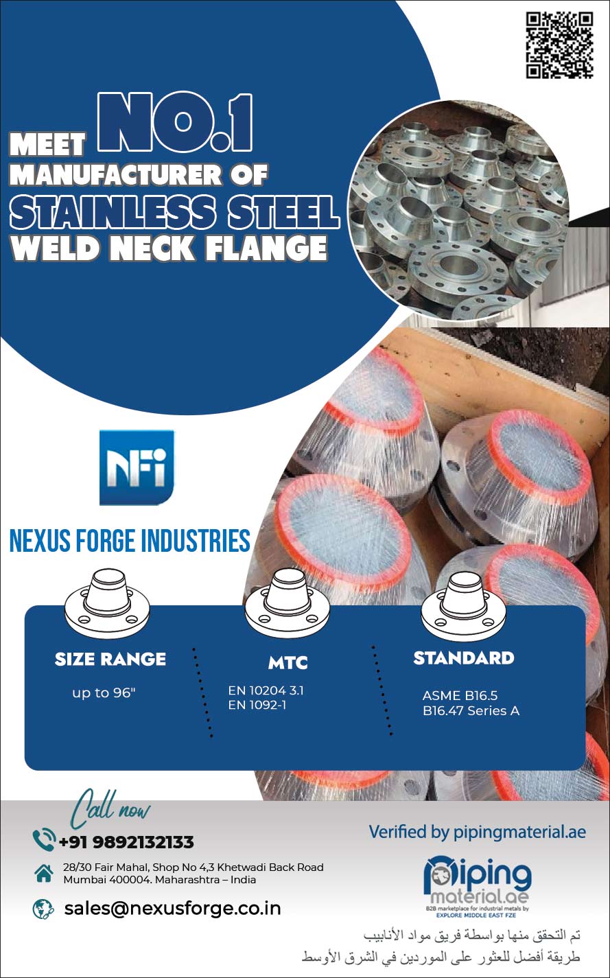 Stainless Steel Weld Neck Flange Manufacturer in India