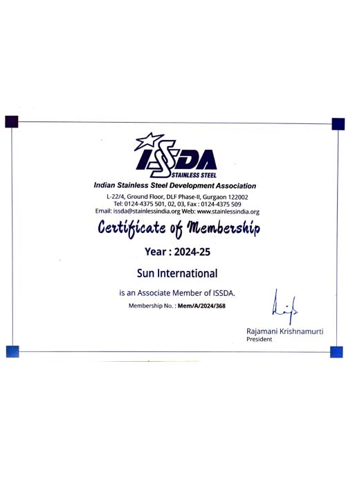 Member of ISSDA (India)