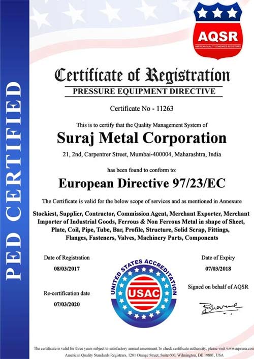 PED Certified PED Certified