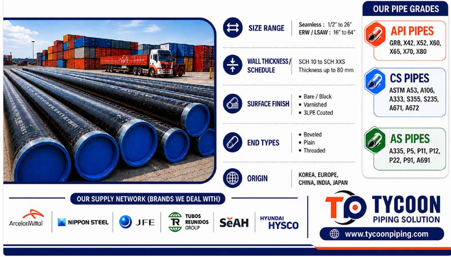 API 5L Grade B Pipe Supplier in Mumbai API 5L Grade B Pipe Supplier in Mumbai