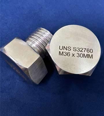 UNS S32760 Bolts Supplier in Mumbai