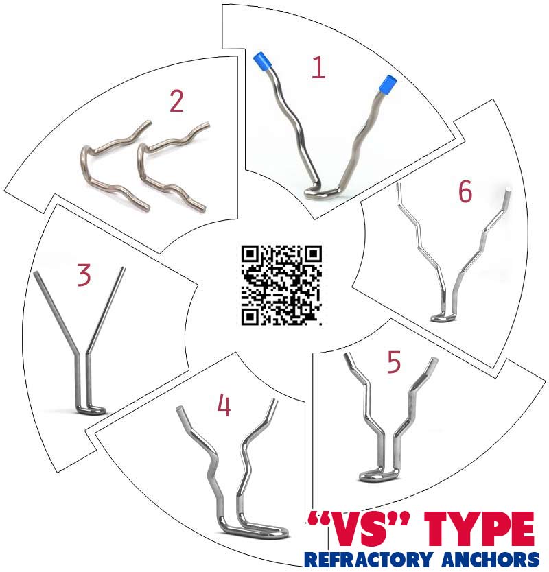 VS Type Refractory Anchors