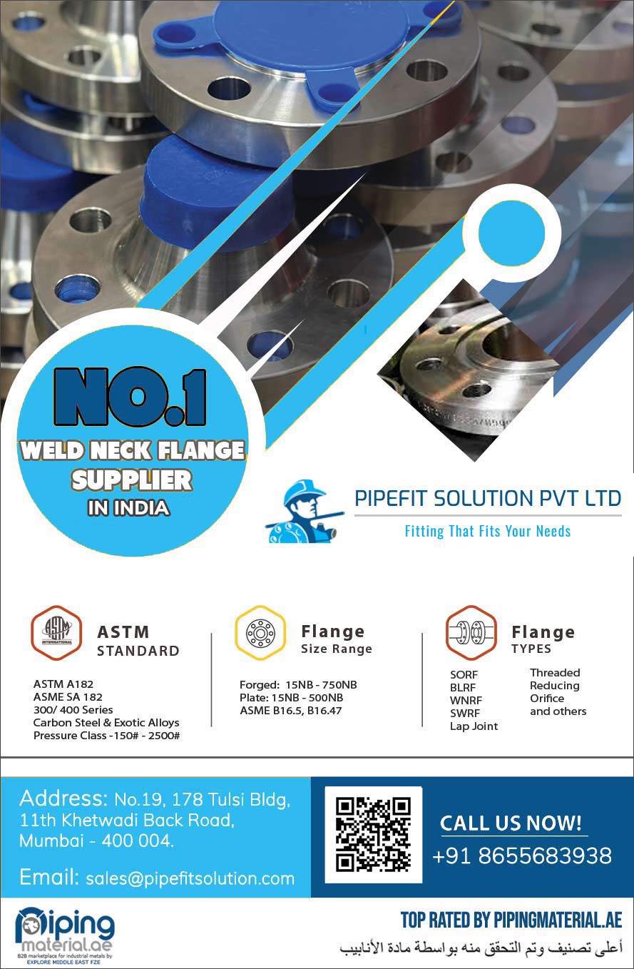 Weld Neck Flange Supplier in India Weld Neck Flange Supplier in India